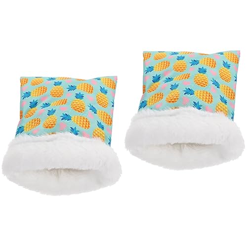 Mipcase 2 Stücke Hamster Schlaf Beutel Gemütliches Bett Für Meerschweinchen Nest Weiche Baumwolle Versteck Für Haustiere von Mipcase