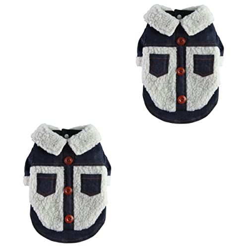 Mipcase 2 Stücke Hund Wetter Essentielle Welpen Kleidung Atmungsaktive Hundebekleidung Entzückendes Hundebekleidungsstück Warmer Welpenmantel Haustier Cosplay Kleidung Mipcase 2 Stücke Hund Wetter Essentielle Welpen Kleidung Atmungsaktive Hundebekleidung Entzückendes Hundebekleidungsstück Warmer Welpenmantel Haustier Cosplay Kleidung von Mipcase