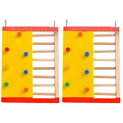 Mipcase 2 Stück Hamsterleiter-Spielzeug Kletterleiter Spielzeug Haustier-Hamster-Spielzeug Übungsspielzeug Für Hamster Kletterspielzeug Für Kleintiere von Mipcase