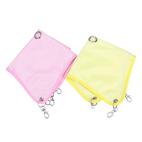 Mipcase Haustier-hängemattenbett Für Hamster 2 Stück Netz-hängematte Atmungsaktives Material Modisches Hängebett Für Kleintiere Zufällige Farbe Mipcase Haustier-hängemattenbett Für Hamster 2 Stück Netz-hängematte Atmungsaktives Material Modisches Hängebett Für Kleintiere Zufällige Farbe von Mipcase