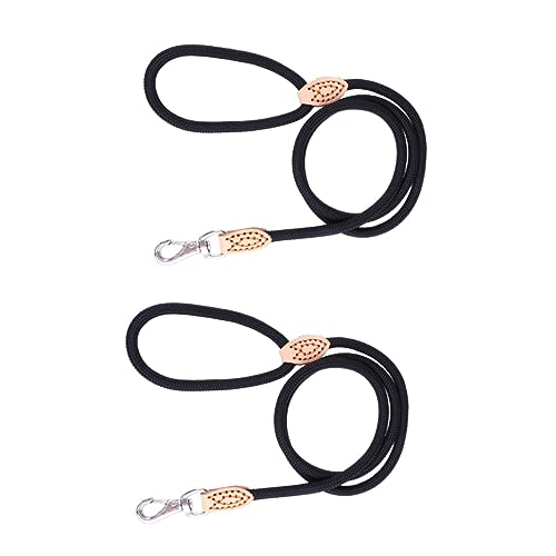 Mipcase 2 Stück Hochleistungs-hundeleine Aus Nylon 1 cm 1 25 M Schwarz Stabiler Metallverschluss Für Klettern Und Trekking Mipcase 2 Stück Hochleistungs-hundeleine Aus Nylon 1 cm 1 25 M Schwarz Stabiler Metallverschluss Für Klettern Und Trekking von Mipcase