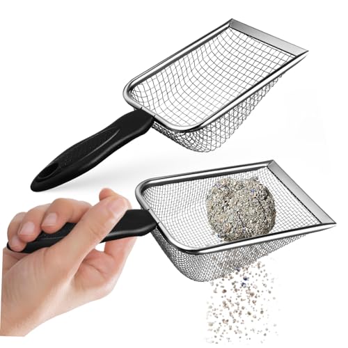 Mipcase 2 Stück Schaufel Für Katzenstreu Sichtung Mesh-streuschaufel Wurfschaufel Liter Griff Für Katzenstreuschaufel Verklumpung Netzstreuschaufel Sauber Müllschaufel Und Rostfreier Stahl Mipcase 2 Stück Schaufel Für Katzenstreu Sichtung Mesh-streuschaufel Wurfschaufel Liter Griff Für Katzenstreuschaufel Verklumpung Netzstreuschaufel Sauber Müllschaufel Und Rostfreier Stahl von Mipcase