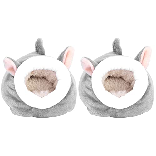Mipcase 2 Stück Y-hamsterbett-Nest Warmes Haustier-versteck Tierbett Für Couch Haustierbett Auto Draußen Leicht Zu Reinigen von Mipcase