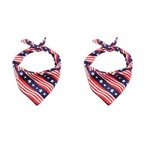 Mipcase 2 Stück Haustier-schal Haustier-Bandanas Stilvolles Hundehalsband Lätzchen Hunde-Anzug Einzigartiges Design Leicht Zu Reinigen von Mipcase