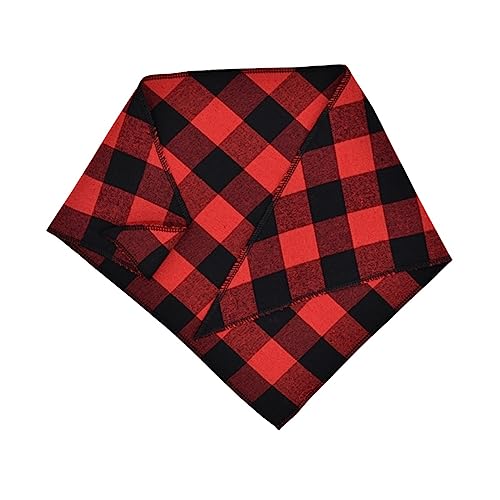 Mipcase 2stücke Baumwoll-hundehalsband Halstuch Für Haustiere Weihnachtsmotiv Rot-schwarz Kariert Süßes Hunde-zubehör Für Feste Und Besondere Anlässe Schützt Vor Schmutz Und Sorgt Mipcase 2stücke Baumwoll-hundehalsband Halstuch Für Haustiere Weihnachtsmotiv Rot-schwarz Kariert Süßes Hunde-zubehör Für Feste Und Besondere Anlässe Schützt Vor Schmutz Und Sorgt von Mipcase