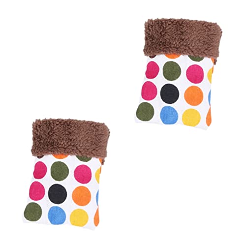 Mipcase 2 Stücke Gemütliche Nest Hamster Bett Warme Haustier Nest Baumwolle Schlafsack Nest Bett Für Eichhörnchen Guinea von Mipcase