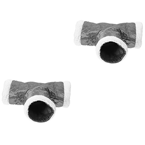 Mipcase 2 Stücke Pet Rest Bett Hamster Bett Warme Nest Tunnel Stilvolle Wohnkultur Sicher für Haustiere von Mipcase
