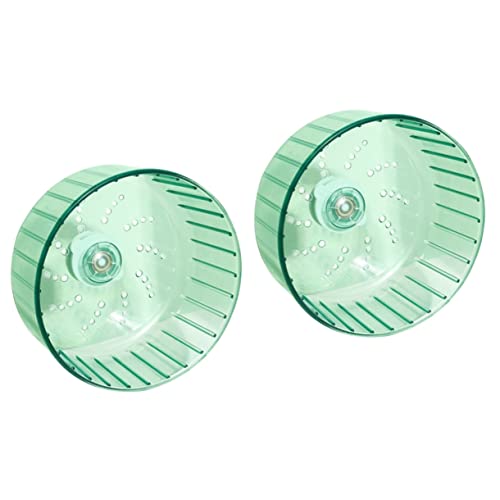 Mipcase 2 Stücke Stabile Stille Rad Hamster Spielzeug Haushalt Chinchilla Rad Pet Fitness Pet Zubehör von Mipcase