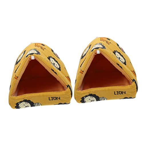 Mipcase 2 Stücke Entzückende Hamster Versteck Käfig Dekorative Chinchilla Tragen-Bett Für Innen Mipcase 2 Stücke Entzückende Hamster Versteck Käfig Dekorative Chinchilla Tragen-Bett Für Innen von Mipcase