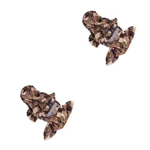 Mipcase 2 Stück Regenmantel Für Hunde Haustier-Regenjacke Mit Kapuze Reflektierende Wetterausrüstung Für Hunde Atmungsaktive Haustier-regenbekleidung Für Welpen Modische Tarnung Größe S Mipcase 2 Stück Regenmantel Für Hunde Haustier-Regenjacke Mit Kapuze Reflektierende Wetterausrüstung Für Hunde Atmungsaktive Haustier-regenbekleidung Für Welpen Modische Tarnung Größe S von Mipcase