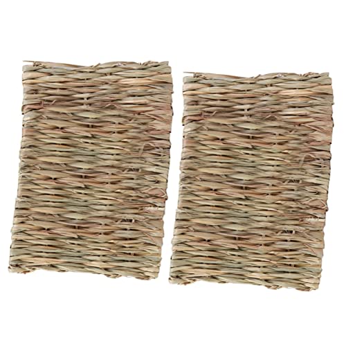 Mipcase 2 Stücke 40x28x1cm Zopf Nest Meerschweinchen Hamster Bett Kauen Spielzeug Für Matte Für Tiere von Mipcase