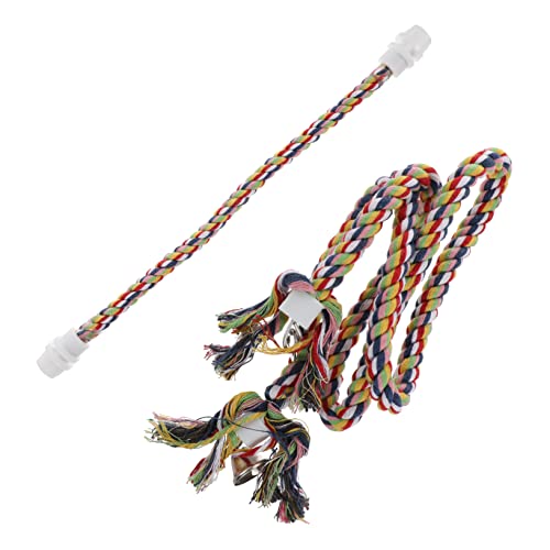 Mipcase Papagei Vogel Seil Sitzstange Set Baumwolle Seil Sitzstange Für Vögel Spaß Balance Übung Mipcase Papagei Vogel Seil Sitzstange Set Baumwolle Seil Sitzstange Für Vögel Spaß Balance Übung von Mipcase