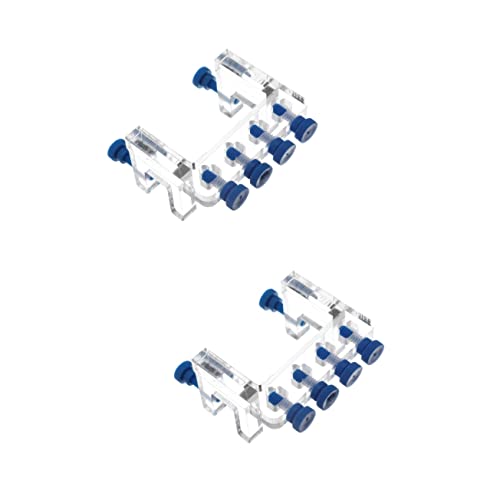 Mipcase 2st Dosierpumpe Wasserschlauchklemme Für Aquarien Clip-Filter Für Röhrenhalter Für Aquarien Aquarienfilterhalter Aquarienbedarf Aquarium Acryl Befestigungsclip von Mipcase