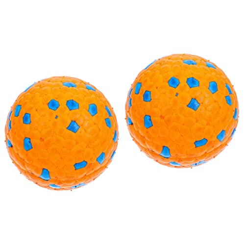 Mipcase 2st Hundespielzeugball Hunderätsel Hundespielzeug Aus Latex Schmeiß Es Eier Interaktiv Für Hund Beißspielzeug Tennisbälle Für Hunde Hundetraining Gummi Großer Hund von Mipcase