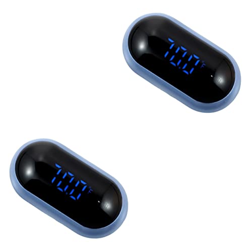 Mipcase 2 Stücke Tank Thermometer Hohe Genauigkeit Aquarium Temperatur Monitor Fisch Tank Zubehör Benutzer-freundliche von Mipcase