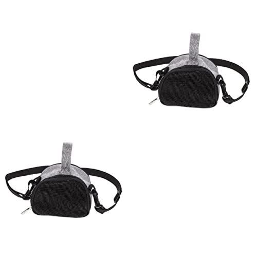 Mipcase 2 Stücke Oxford Tuch Pet Carrier Hamster Tragetasche Mesh Belüftung Für Meerschweinchen Reise Komfortable Tiere von Mipcase