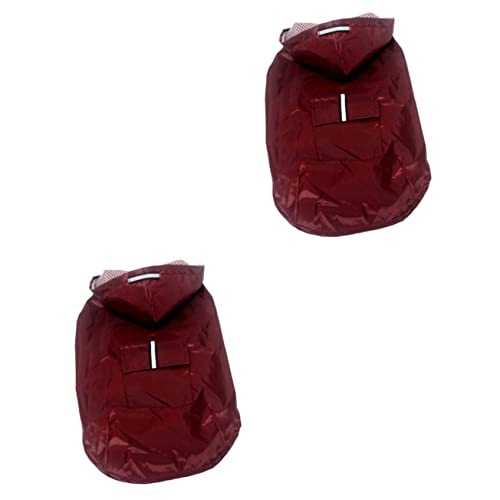 Mipcase 2 Stücke Outdoor Hund Regenmantel Atmungsaktiv Große Hunde Regen Jacke Kapuze Rot 3XL Mipcase 2 Stücke Outdoor Hund Regenmantel Atmungsaktiv Große Hunde Regen Jacke Kapuze Rot 3XL von Mipcase