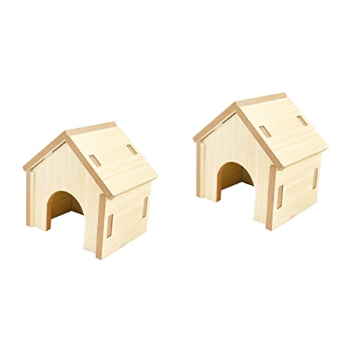 Mipcase 2st Hamsternest Hamster Versteck Spielzeug Zum Trainieren Von Haustieren Papagei Hängende Hängematte Hamster-hängematte Aus Holz Hängematte Für Kleintiere Winter Spielzeugzimmer von Mipcase