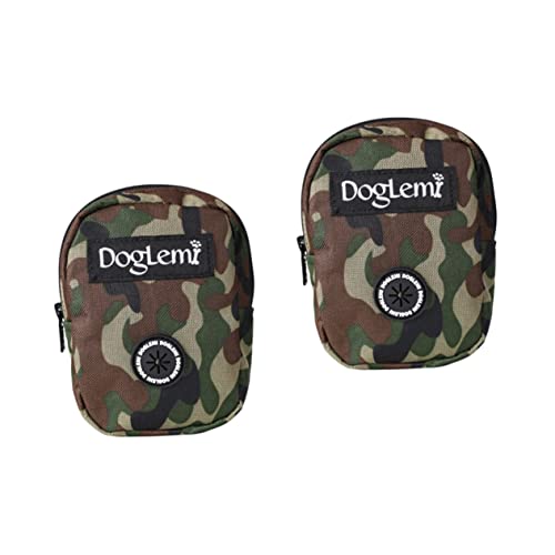 Mipcase 2 Stücke Hundeleckerli-Tasche Puppy Training Pouch Haustier Hund Leckerlis Beutel Taille Tasche Snack Lebensmittel Container Einfache Lagerung von Mipcase