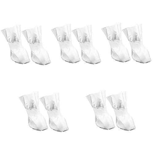 Mipcase 20 STK Fußabdeckung Für Haustiere Outdoor-hundesocken Regenschuhe Für Hunde Hundepfotenschutz Hundeschuhe Socken Hundepfotenstiefel Katzenschuhe Stoff Weiß Kleiner Hund rutschfest Mipcase 20 STK Fußabdeckung Für Haustiere Outdoor-hundesocken Regenschuhe Für Hunde Hundepfotenschutz Hundeschuhe Socken Hundepfotenstiefel Katzenschuhe Stoff Weiß Kleiner Hund rutschfest von Mipcase