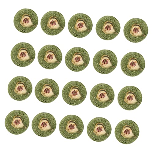 Mipcase 20 Stücke Natürliche Heu Kauen Kekse Pet Snacks Für Chinchilla Hamster Meerschweinchen von Mipcase
