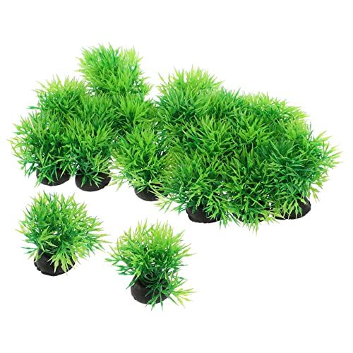Mipcase Fischaquarium-dekorationspflanzen 20 Stück Mini-Aquarium-Ornament für Süßwasser und Aquarien von Mipcase