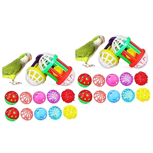 Mipcase 2sets Papageien Papagei Für Große Vögel Papagei Spielzeug Vogel Congue Vogel Futtersuche Vogel Für Papageien 12 Stücke * 2 von Mipcase