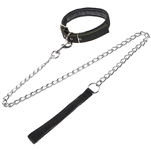 Mipcase Hundehalsband-Set Mit Ketten-blasengriff Schwarz L Für 7 5-30 Kg Haustiermode Tierbedarf Für Den Haustiersport Mipcase Hundehalsband-Set Mit Ketten-blasengriff Schwarz L Für 7 5-30 Kg Haustiermode Tierbedarf Für Den Haustiersport von Mipcase