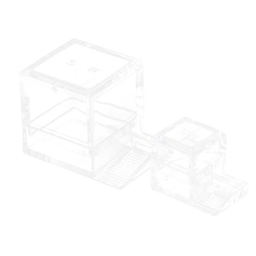 Mipcase Futter- und Wasserspender-Set für Haustiere Acryl-ameisen-Wasser-futternäpfe Einfach Nachzufüllen für Die Ameisenwerkstatt von Mipcase