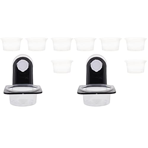 Mipcase 2 Sets Reptilien-wassernapf Gecko-futterspender Futter- Und Wassernapf Stabil Haustiere von Mipcase
