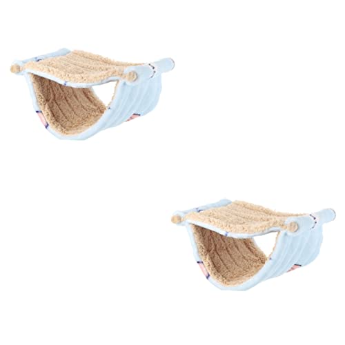 Mipcase 2 Stücke Haustier Bett Meerschweinchen Hängematte Zarte Hamster Bettwäsche von Mipcase