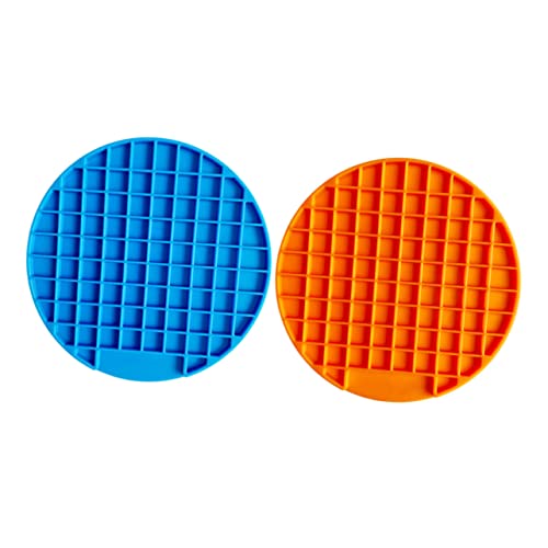 Mipcase Hundematte 2er-Pack Futtermatte Für Haustiere Im Freien Silikon-haustierkissen-futterspender von Mipcase