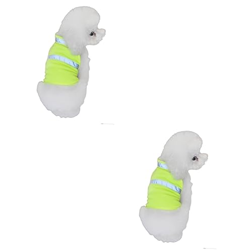 Mipcase 2stücke Reflektierende Sicherheitsweste Für Hunde Atmungsaktive Und Einstellbare Sommerkleidung Fluoreszierendem Gelb s Für Sicheres Spazierengehen Laufen Und Wandern Für Mipcase 2stücke Reflektierende Sicherheitsweste Für Hunde Atmungsaktive Und Einstellbare Sommerkleidung Fluoreszierendem Gelb s Für Sicheres Spazierengehen Laufen Und Wandern Für von Mipcase