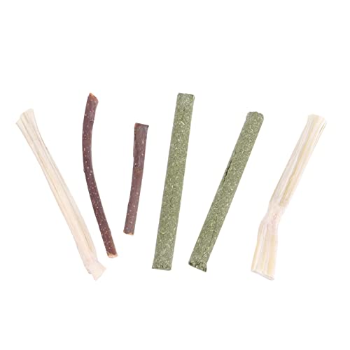 Mipcase Molar Sticks Für Kleintiere Natürliche Kausnacks Für Kaninchen Und Hamster Zahnfreundliche Kaustangen Ohne Zusatzstoffe Zur Zahnreinigung Zahngesundheit von Mipcase
