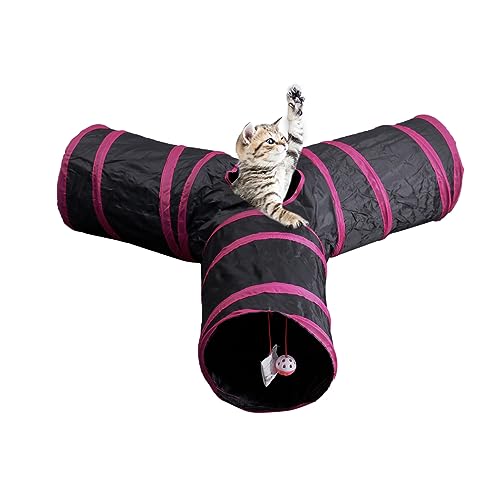 Mipcase Kleiner Faltbarer Katzentunnel Mit Interaktivem Soundpapier 3-Wege-röhre Für Katzen Meerschweinchen Mipcase Kleiner Faltbarer Katzentunnel Mit Interaktivem Soundpapier 3-Wege-röhre Für Katzen Meerschweinchen von Mipcase