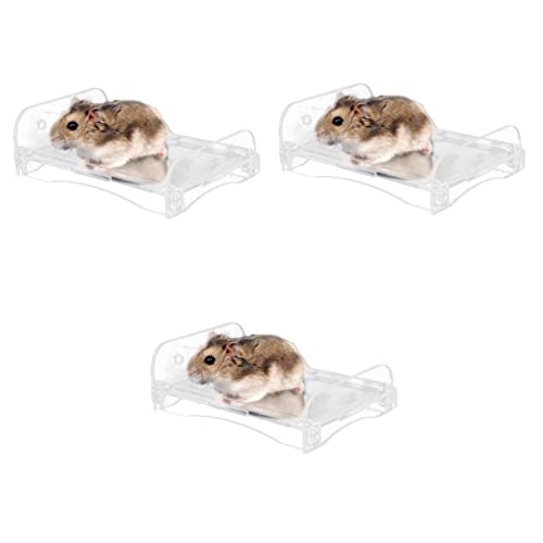 Mipcase 3 Stücke Haustier Kühlplatte Acryl Aluminium Legierung Kühlmatte Für Hamster Meerschweinchen Chinchilla von Mipcase