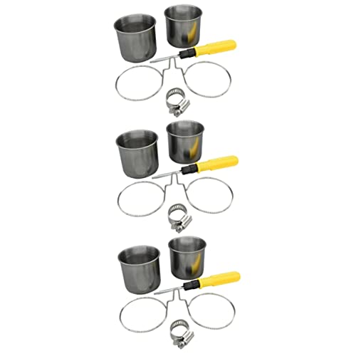 Mipcase 3 Sätze Vogel Futter Box Futter Becher Coop-tassen Aus Metall Zubehör Für Vogelkäfige Sittich Futternapf Reisekäfig Für Vögel Vogelschalen Vertikal Haustier Reisen Rostfreier Stahl Mipcase 3 Sätze Vogel Futter Box Futter Becher Coop-tassen Aus Metall Zubehör Für Vogelkäfige Sittich Futternapf Reisekäfig Für Vögel Vogelschalen Vertikal Haustier Reisen Rostfreier Stahl von Mipcase