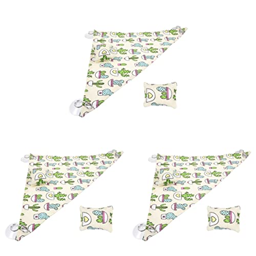 Mipcase 3 Sets Drachen Seegras Reptil Liege Komfortable Dekorative Hängematte Familie Reptil Pflege von Mipcase
