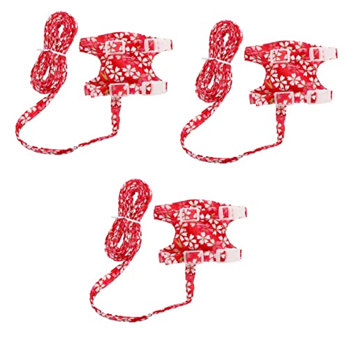 Mipcase 3 Sets Frettchen Leine Pet Und Ziehen Seil Pet Weste Atmungsaktive Outdoor von Mipcase