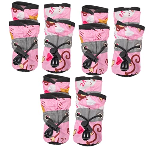 Mipcase 3 Sets Stilvolle Hundeschuhe Für Welpen – Schuhe Mit Bequemer Passform Haustierbedarf Für Hunde Und Wärme Mipcase 3 Sets Stilvolle Hundeschuhe Für Welpen – Schuhe Mit Bequemer Passform Haustierbedarf Für Hunde Und Wärme von Mipcase