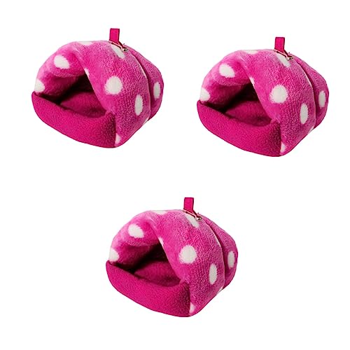 Mipcase Meerschweinchen Kuschelhöhle 3st Winterbettwäsche Kleines Tierbett Haustierbetthaus Schlafsack Einstreu Für Meerschweinchen Tasse Umarmen Hamster Ratten Kuschelhöhle von Mipcase