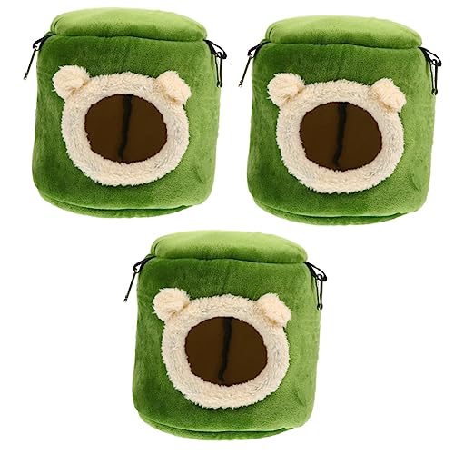 Mipcase 3 Stücke Hamster Hängematte Weiche Atmungsaktive Bett Für Hamster Spielzeug Für Haustier Chinchilla Sicher Hideout Mipcase 3 Stücke Hamster Hängematte Weiche Atmungsaktive Bett Für Hamster Spielzeug Für Haustier Chinchilla Sicher Hideout von Mipcase