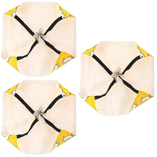 Mipcase 3 Stücke Wärme Komfort Für Ihr Haustier Plüsch Hamster Hängematte Bett Kette Nest Für Tiere von Mipcase