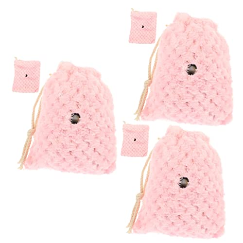 Mipcase 3 Stücke Haustier Träger Tasche Kordelzug Für Hamster Gerbil Guinea Pig Chinchilla Tragbare Reise von Mipcase