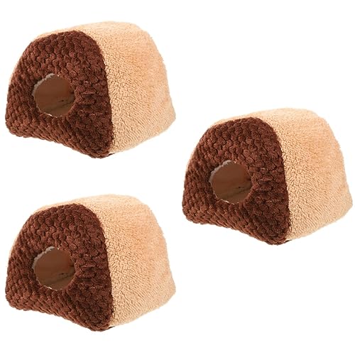 Mipcase 3 Stücke Meerschweinchen Schlafen Bett Komfortable Hängematte Nest für Eichhörnchen Hamster Sicher Haustier Bett Ruhen Hängematte von Mipcase