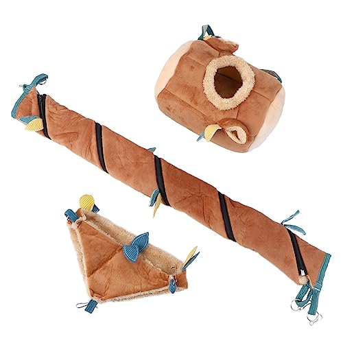 Mipcase 3stücke Teiliges Hamster Spielzeug Weiches Hängematten-Design Für Kleine Tiere Für Hamster Meerschweinchen Und Andere Haustiere Mit Schaukelndem Element Und Seilweg Kuschelig von Mipcase