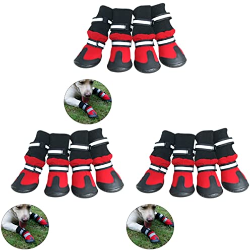 Mipcase 3St hundeschuhe Haustier-Wanderschuhe winterliche hundestiefel Hundepfotenschutz Winterhundehaustierschuhe Stiefel für Hunde Schuhe für Hunde Golden Retriever Schneestiefel Mipcase 3St hundeschuhe Haustier-Wanderschuhe winterliche hundestiefel Hundepfotenschutz Winterhundehaustierschuhe Stiefel für Hunde Schuhe für Hunde Golden Retriever Schneestiefel von Mipcase