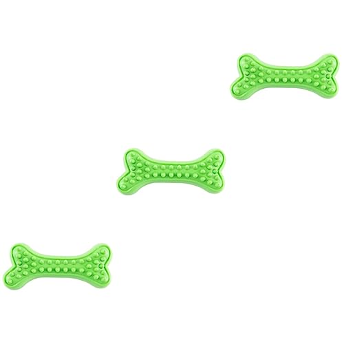 Mipcase 3 STK Bissfester Molarenstab Für Hunde Quietschendes Hundespielzeug Zahnbürstenspielzeug Für Hunde Kauschutz Hundespielzeug Beißstab Für Hunde Kauspielzeug Hundebürste Puzzle Gummi von Mipcase