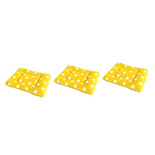 Mipcase 3 Stücke Meerschweinchen Versteck Weiche Fleece Bett Für Hamster Eichhörnchen Chinchilla Bequeme Matte Leicht Zu Reinigen Mipcase 3 Stücke Meerschweinchen Versteck Weiche Fleece Bett Für Hamster Eichhörnchen Chinchilla Bequeme Matte Leicht Zu Reinigen von Mipcase