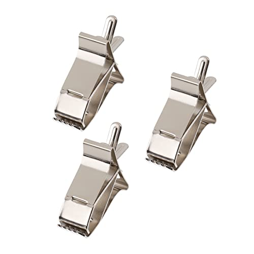Mipcase 3 Stück Käfig Futterhalter Obst Futterspender Vogelkäfig-Clip Zubehörclips Nahrungssuche vogelfutterhäuschen vogelfutterstelle Birdfeeder Bird feeders Futterhalter für Vögel Silver von Mipcase